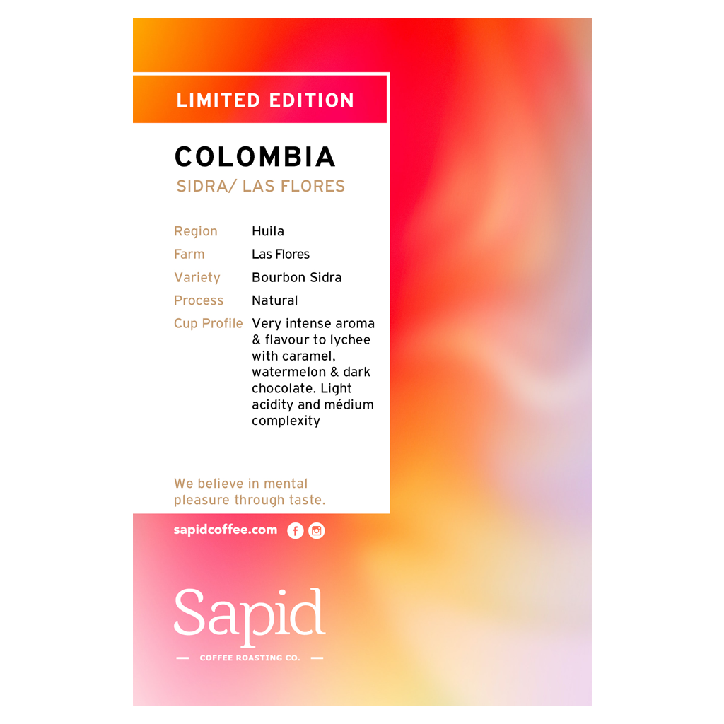 Colombia Sidra / Las Flores, 50gr